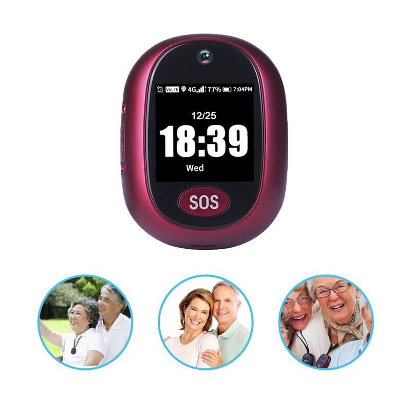 2025 Elder Smart GPS Tracking watch Pendant V45 4G GPS Personal Tracker Alarm Talking Clock Waterproof IP67 SOS Help