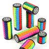 Creative 3D Rotating Slid Cube Puzzle Color Tower Decompression Novel Cube Child Puzzle Toy Parent-child Montessori Prop Gift