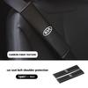 AGF3  1/2Pcs Carbon Fiber Car Seat Belt Cover Shoulder Pad Protector Cover Safety Belt Padding Pad Cushion For KIA K5 Rio Ceed Rio K2