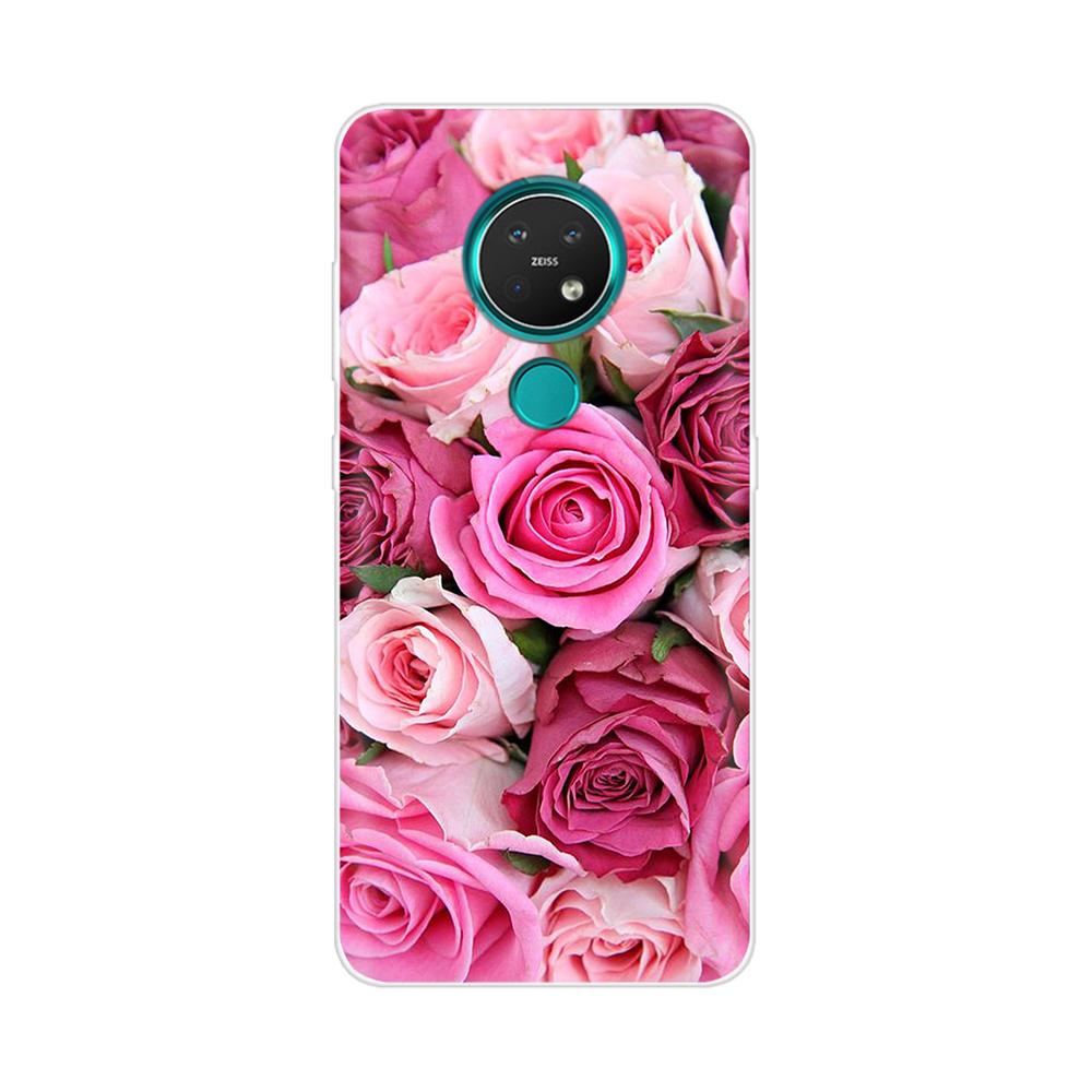 For Nokia 3.4 Back Cover Silicone Phone Case for Nokia 3.4 2020 Case 6.39 Inch Flower Funda Coque Capa Bumper Protect Shell Bag