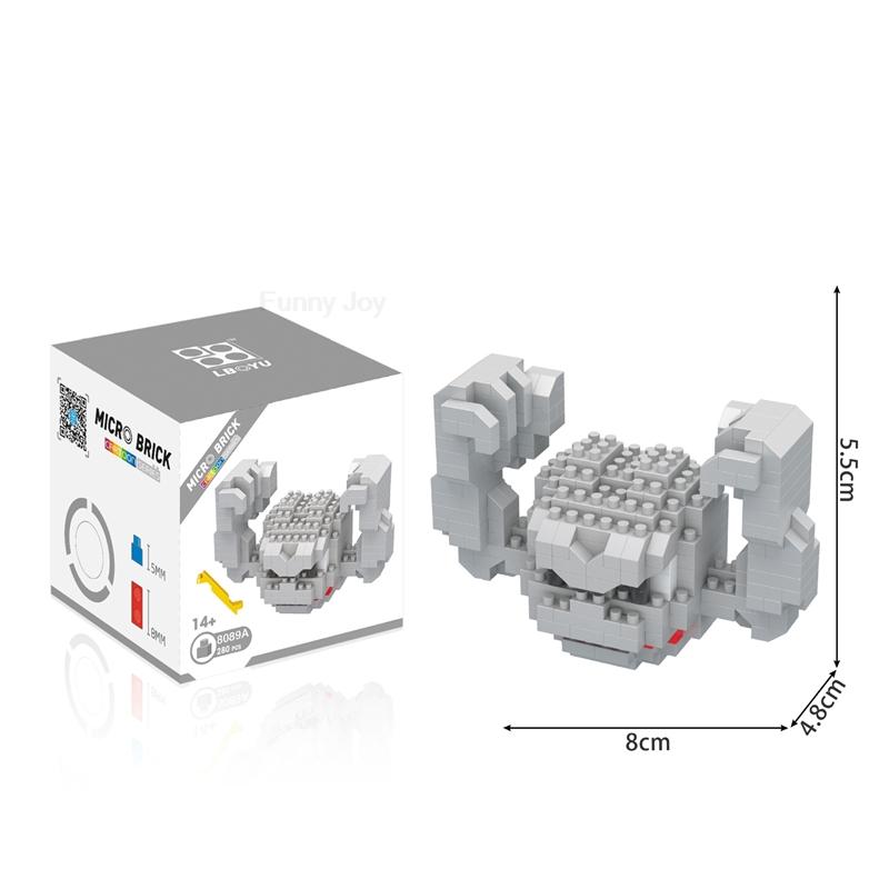 61 Style Funny Building Blocks Assembly Anime Picachu Charizard Doll Blastoise Bulbasaur Gengar Bricks Toy for Kid