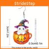 Themed Ghost Halloween Pumpkin Pot Pattern Women Acrylic Earrings For Festival