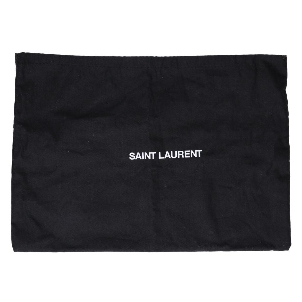 SAINT LAURENT PARIS [Excellent Condition] 557831 Canvas/Leather Belt Bag Waist bag blackUsed