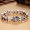 Armband Herren Sechs-Zeichen-Mantra Drehbar Trendig Breite Version Persönlichkeit Dominierend Atmosphärisch Retro Schmuck 2026