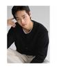 Chenille Round Cardigan Black