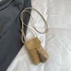 Women S Straw Tassel Crossbody Phone Bag For Summer Travel