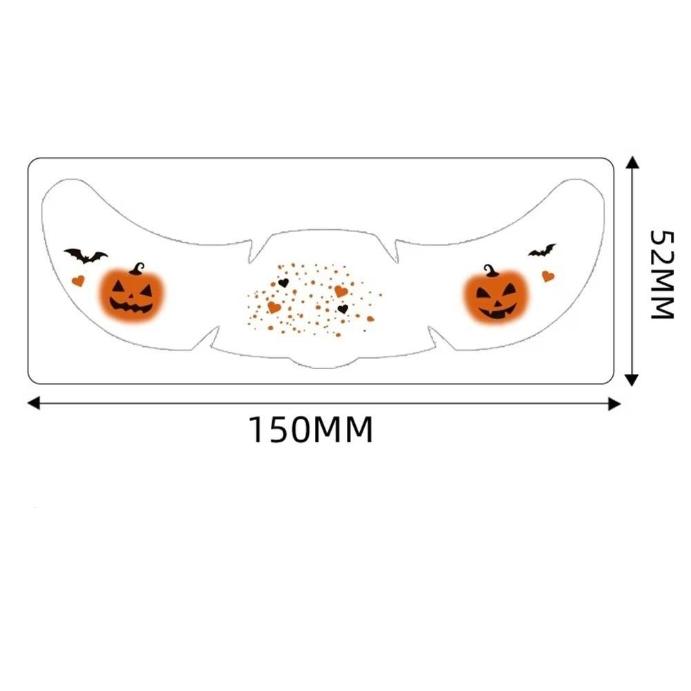 DIY Temporary Tattoo Stickers Waterproof Makeup Patch Halloween Makeup Sticker  Costume Party