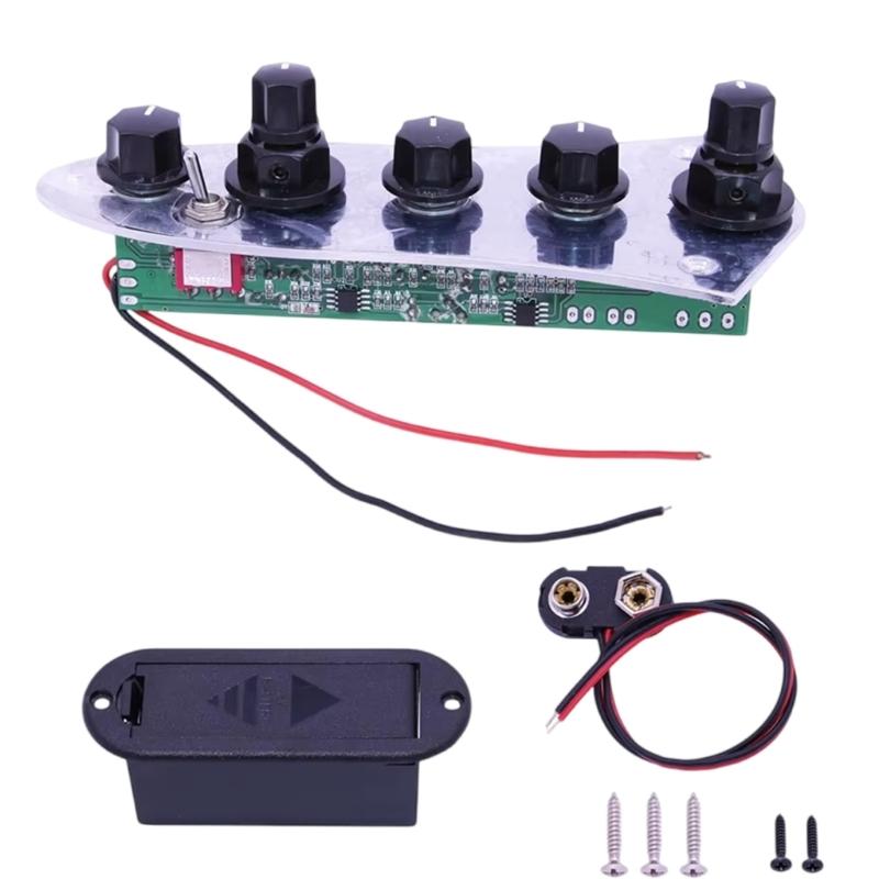 Control Plate, 5 Ways Switch Loaded Metal Prewired Guitar Control Plate for Guitar Replacements Parts Control Plate Set