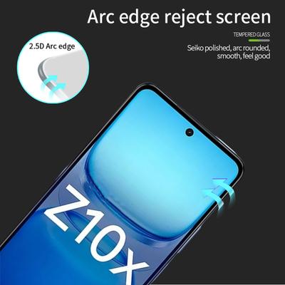 Dla vivo iQOO Z10x 5G Folia ze szkła hartowanego PINWUYO Seria JK-2 9H Ochraniacz na cały ekran
