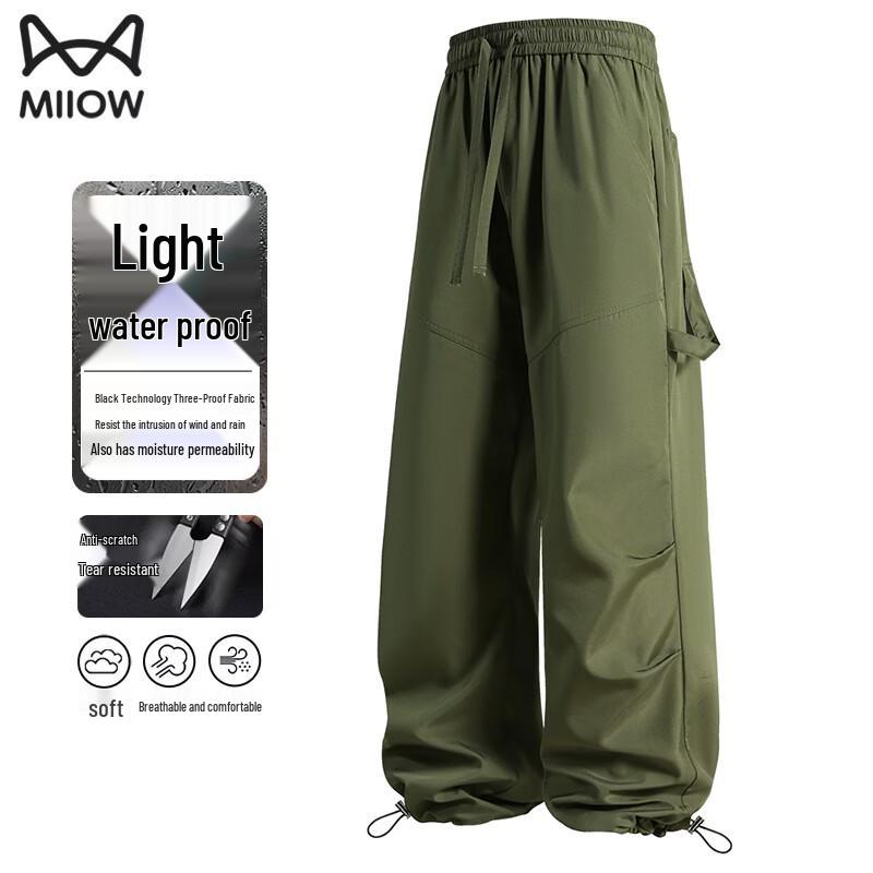 MiiOW Men s Windproof Casual Sports Pants 3XL