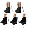 Women Furs Leg Warmer Winter Furry Long Boot Cuffs Fuzzy Shoe Cover Party Costume for Holiday Festival Performances Play