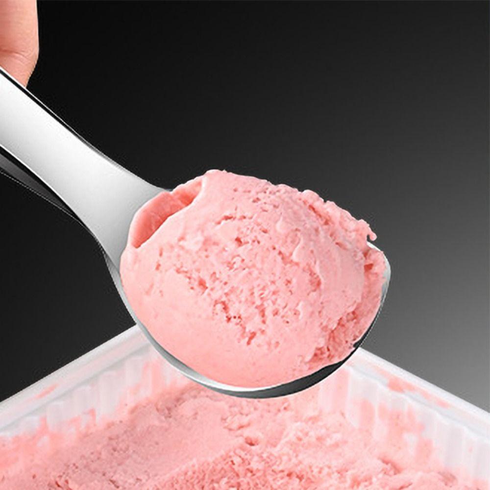 Self-melting Ice Cream Spoon 304 Stainless Steel Gelato Ball Spoon Durable Watermelon Scoop  Yogurt