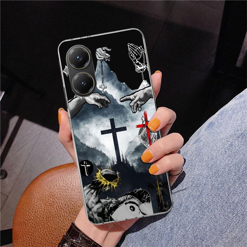 Son Of God Jesus Cross Holy Light Phone Case For Xiaomi Poco X7 X6 X5 Pro F7 Ultra Redmi 15C 15 13C 13 12C 12 10 10A 10C 9 9A 9C