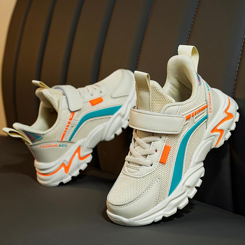 New Kids Sneakers Breathable Mesh Lightweight Children Casual Shoes Soft Sole Non-slip Summer Boy&Girl Running Tennis