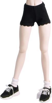 DD Compatible Length Leggings with Fitness Daily Casual 60cm BJD Doll Clothes [Petite Marie] 1/3 1/4 Lace, Black, Spats, Pants, Pants, Pants, Doll,