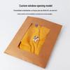 Kraft Paper Document Bag: A4 File, A3 Envelope, Logo Print, Clothing Bag, T-shirt, Shirt, and Pants Bag.