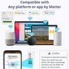 Matteroverwifi Smart HomeKit-Alexa-Google Switch, 10A Voice Control Remote