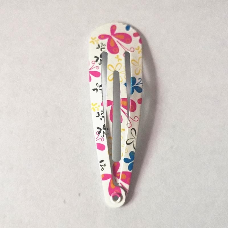 Trendy Kids' Hair Accessories: Cute Animal Metal Hair Clips & Waterdrop Print Crown Side Pins