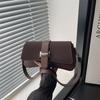 Premium textured bag women's new retro small square bag niche simple underarm bag versatile shoulder messenger bag