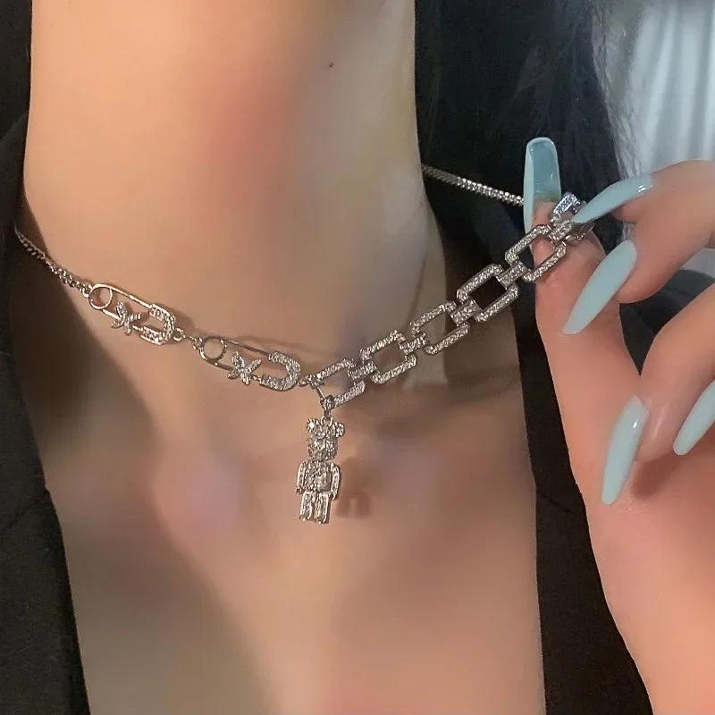 French Baroque Freshwater Pearl Pendant Necklace for Women Personalized Fashion Daily Accessories Party  Birthday Gifts