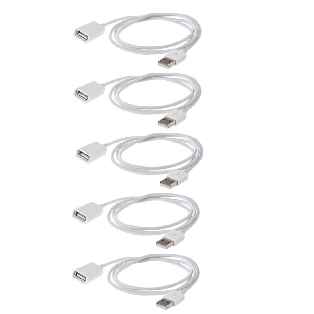 1-5 Stück Meter/3,3 Fuß USB 2.0 Verlängerungskabel A Stecker auf A Buchse Anschluss Hohe Datenübertragungsgeschwindigkeit Universeller USB-Anschlussadapter