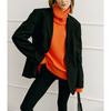 2025 Women's Turtleneck Sweater Solid Color Loose Knitwear Autumn Winter Fashion Ins Style Pullover