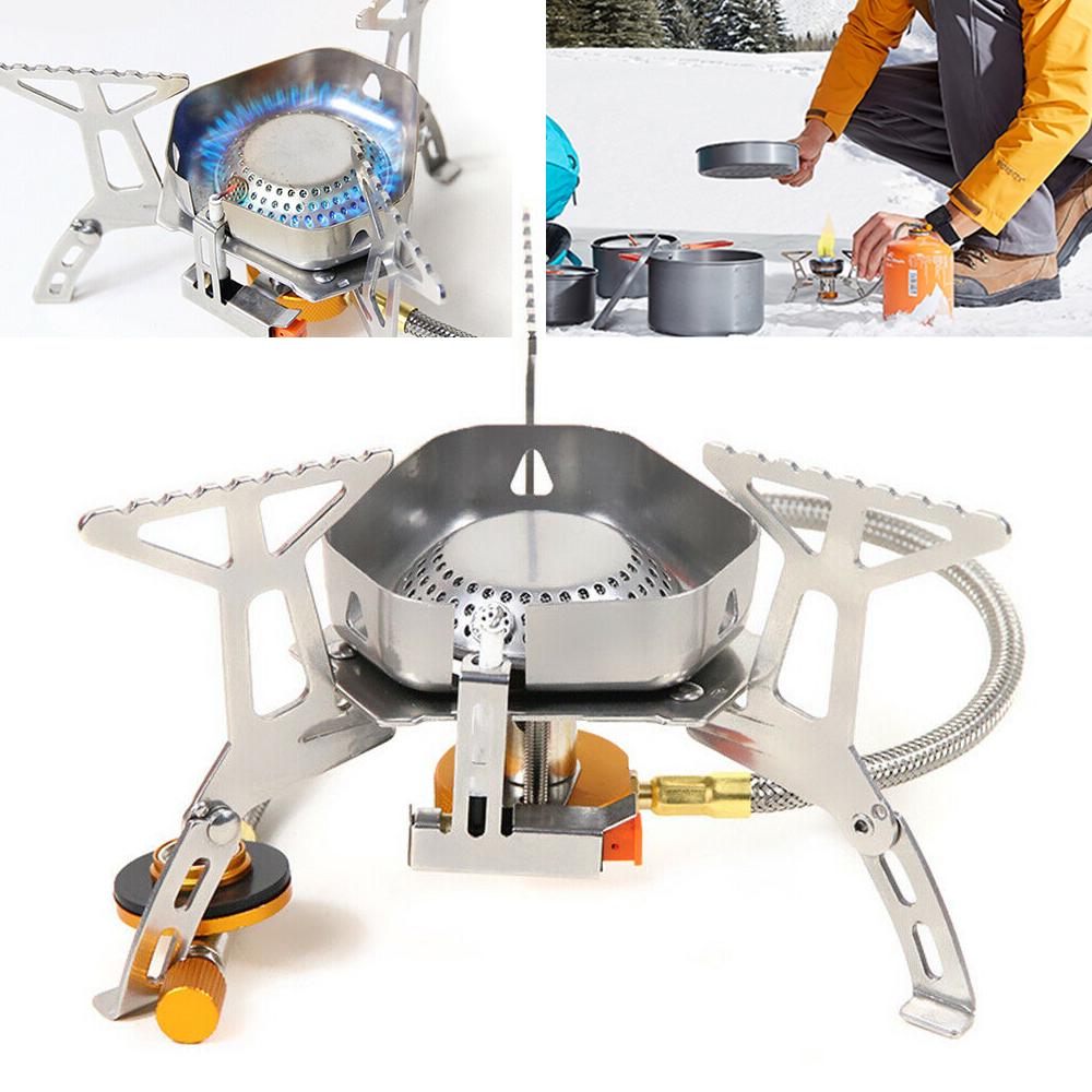 3500W Foldable Camping Gas Stove Outdoor Cooking Gas Split Burner for Hiking NEW 3500W Foldable Camping Gas Stove Outdoor Cooking Gas Split Burner for Hiking NEW