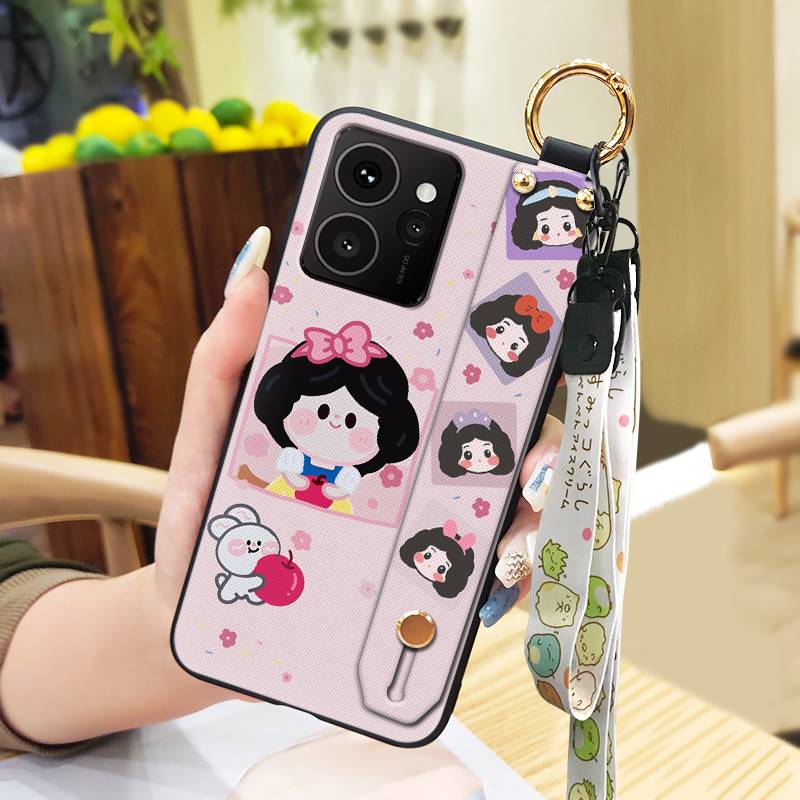 Ring Cartoon Handyhülle Für Nokia HMD Skyline Silikon Weiche Hülle Handschlaufe Schutz Rückseite Lanyard Niedlich Langlebig