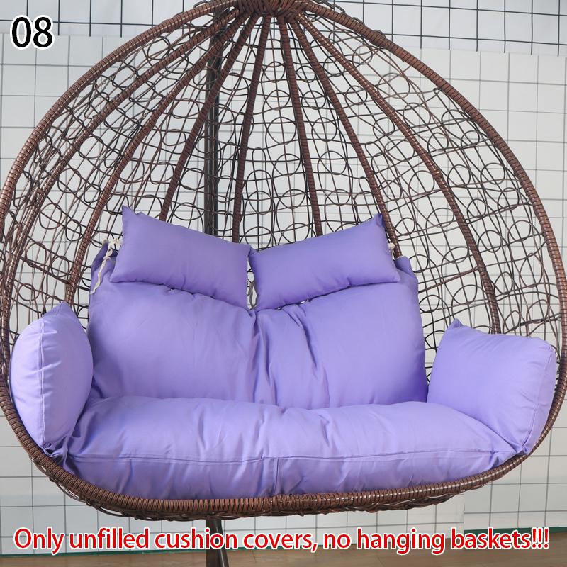 Hanging Chair Egg Chair Swing Cushion Cover Thickened Soft Rebound Breathable Non Deformable Cradle Vine Basket Cover No Padding