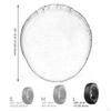4Pcs Tire Covers Oxford Cloth Wheel Protection Cover Waterproof Sunproof for Trailer, Camper