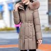 Fashion Women's Coats Winter Long Parkas Hooded Faux Fur Collar Loose Thick Warm Women Jackets