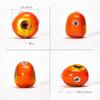 Set of 3 Tairaba Tungsten Sea Bream Rubber Orange Gold Tungsten Head Gold Holo Color Eyeball Color Tairaba Head High Purity Comes with Protective Tube