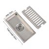 Bathroom Floor Drain Rectangular Drain Rust Resistant Construction