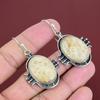 Fossil Coral Earring Handmade Earrings Gemstone Jewelry 925 Sterling Silver Earring Fossil Coral Jewelry Gifts For Women Designer Jewelry