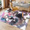 Genshin Impact Lynette Printed Absorbent Washable Carpet, Non-Slip Bathroom Mats, Kitchen Rugs, Yoga Mat,Living Room Entrance, Camping Picnic Rugs