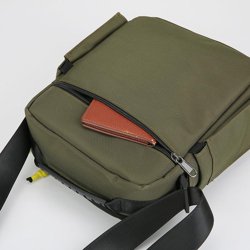 Bolsa Transversal Masculina Oxford Bolsas de Ombro Único Armazenamento de Grande Capacidade Moda Múltiplos Bolsos Bolsa Transversal para Viagem de Negócios Mochila Diária