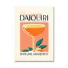Cartoon Cocktail Drinks Negroni Daiquiri Posters Retro Mojito Canvas Prints Wall Art Painting Pictures Bar Kitchen Home Decor
