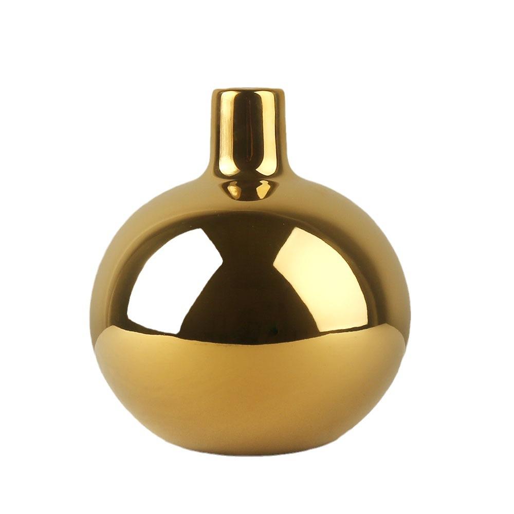 Gold and Silver European Luxury Dining Table Ornaments Candlelight Dinner Candlestick Living Room Home Modern Ceramic Decoration