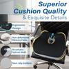 Ergonomic Memory Foam Car Seat Cushion, Anti-Pressure Hip Support Pad for Long Driving