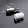 12Set Cross Self-tapping Screw with Rubber Sleeve Laminate Support Homemade Wardrobe Cabinet Glass Hard Nonslip Partition Nail