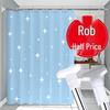 LIEI Waterproof PEVA Shower Curtain