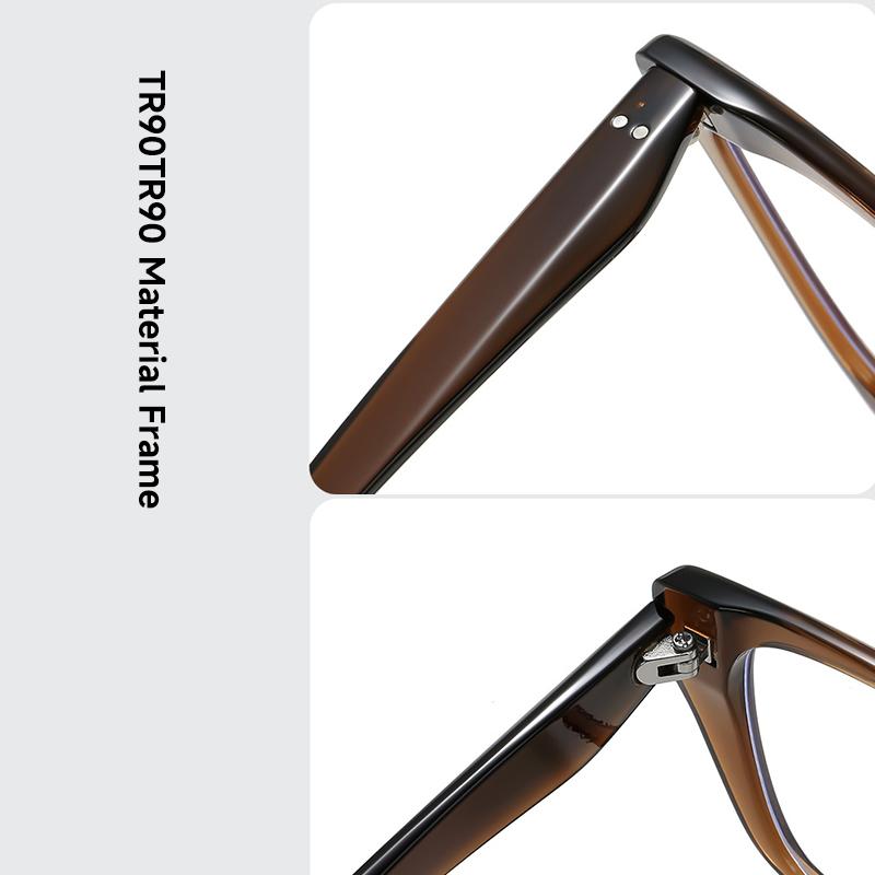 New Photochromic Lenses Anti Blue Light Glasses Women Cat Eye  Frame Block Blue Light Eyewear High Quality Eye Glasses