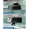 JOYTUTUS Car Rear View Mirror With Baby Mirror, Universal 11 Inch Panoramic Convex Rearview, Clip-On Wide Angle Rear View Reduce Blind Spot