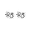 S925 Silver Sparkling Freehand Heart Stud Earrings Cute Sweet Jewelry Accessories Gifts For Women's Earwear