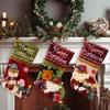 Christmas Stocking Classic Large Stockings Santa, Snowman, Reindeer Xmas Character For Family Holiday Christmas Party Decoration
