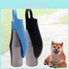 Portable Stainless Steel Pet Travel Water Bottle Non-leak Dog Water Dispenser For Outdoor Trips Black