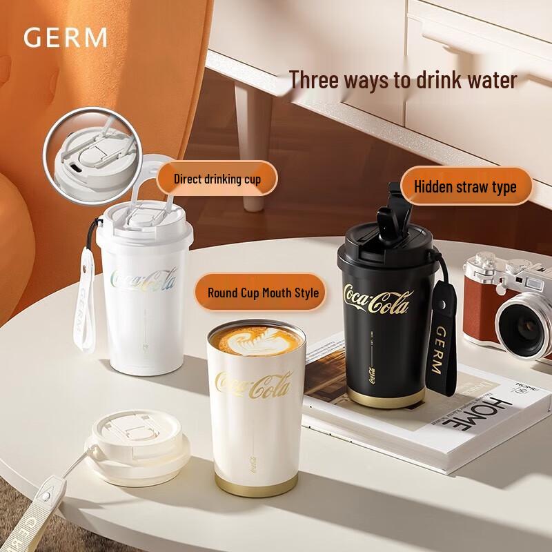Gemco Coca-Cola 316 Stainless Steel Dual-Drink Insulated Bottle