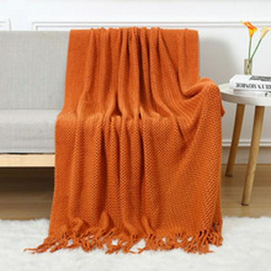 Waffelstruktur Mehrzweckdecke: Sofa, Nickerchen, Bett und Decke für Zuhause, Büro oder Reisen.