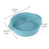 10inch Silicone Mould for Baking Cake Round High-temperature Resistant Oven Bread Baking Plate Kitchen Useful Muffin Mold Gadget