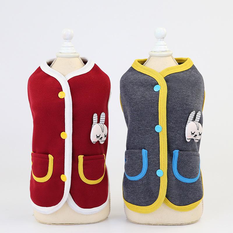 

Одежда для собак и домашних животных, новый кардиган с маленьким кроликом, свитер для средних и маленьких собак, милая и одежда для собак